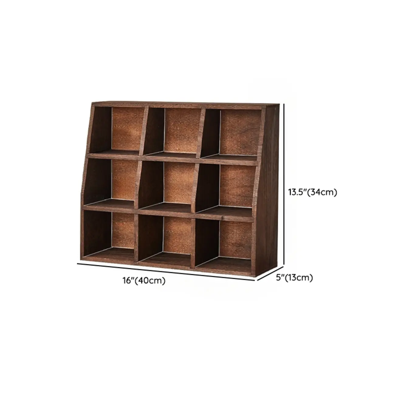 Wooden Open Display Cabinet for Living Room Decor #size