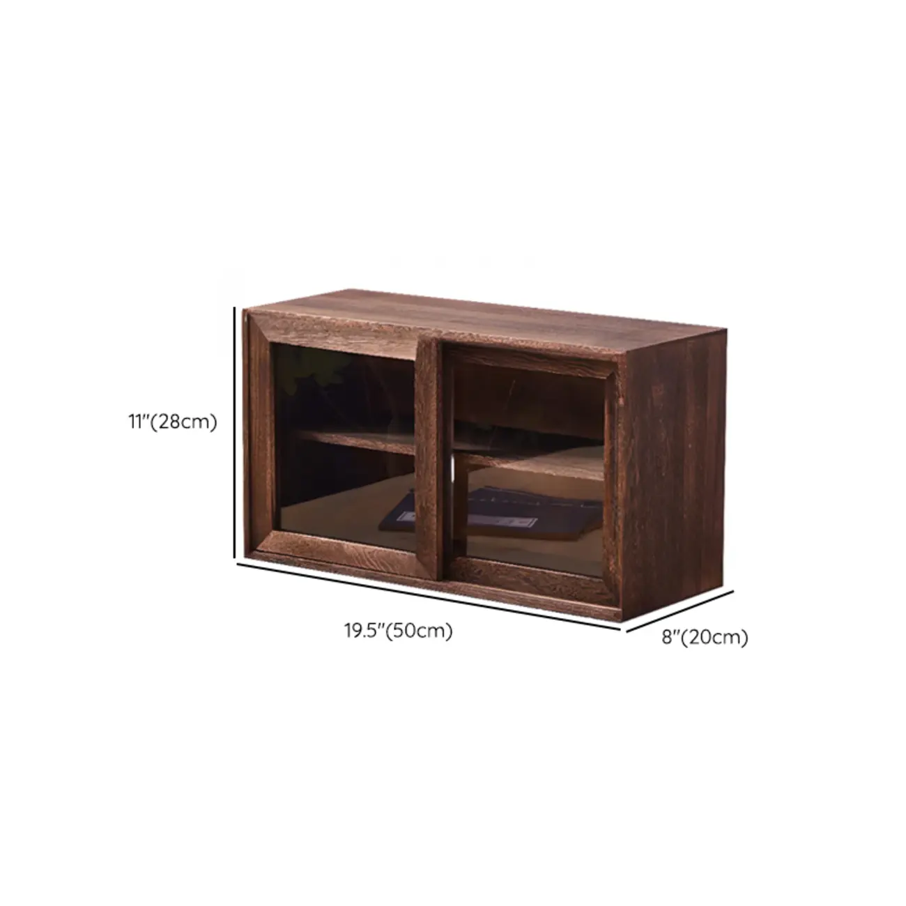 Traditional Wood Glass Door Kitchen Storage Cabinet #size