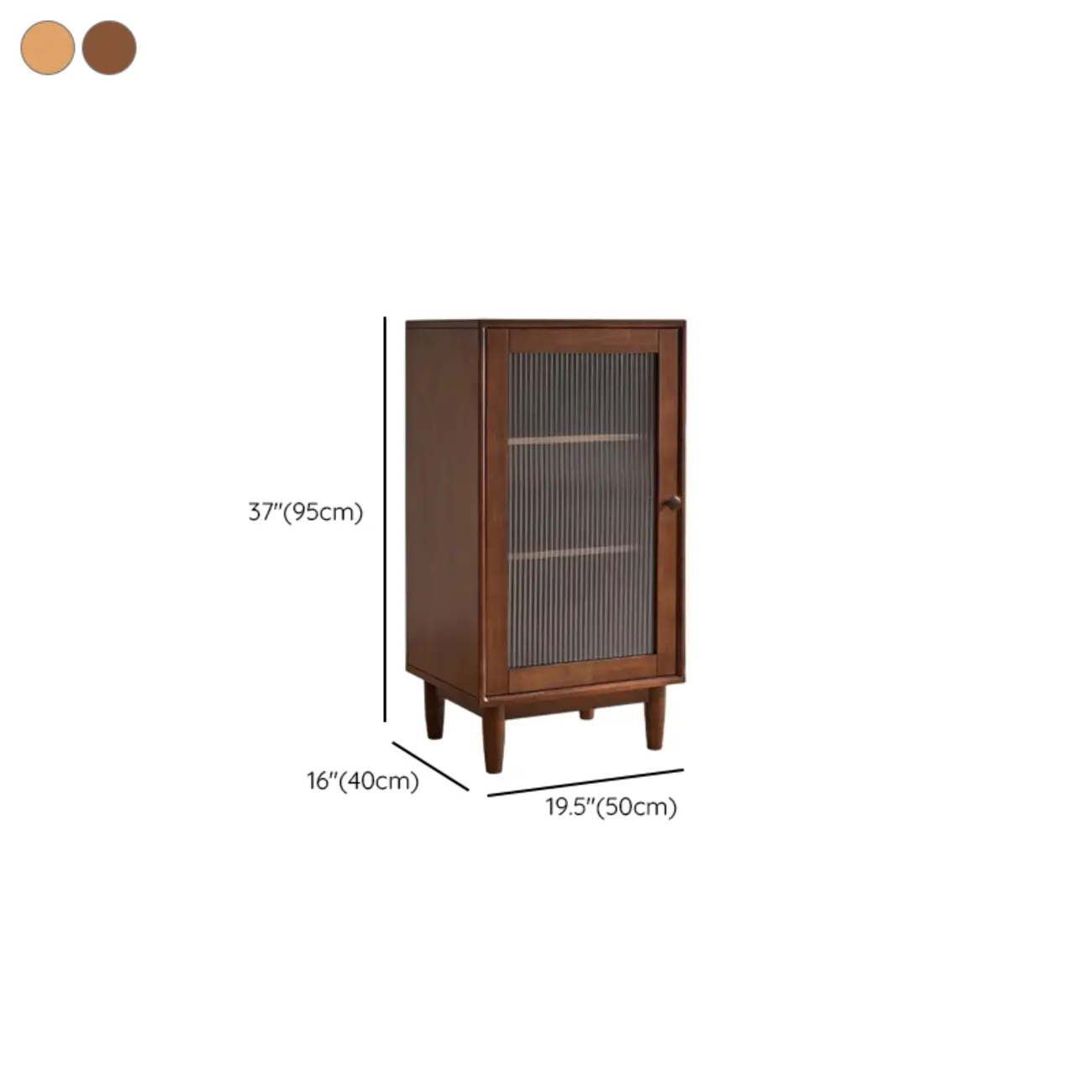 Rectangular Cherry Wood Sliding Glass Door Sideboard Cabinet #size