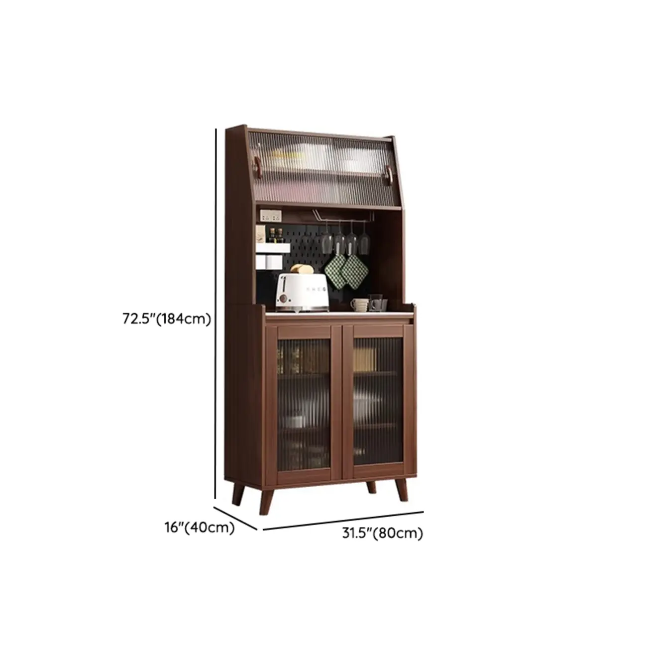 Modern Slab Stone Countertop Kitchen Sideboard #size